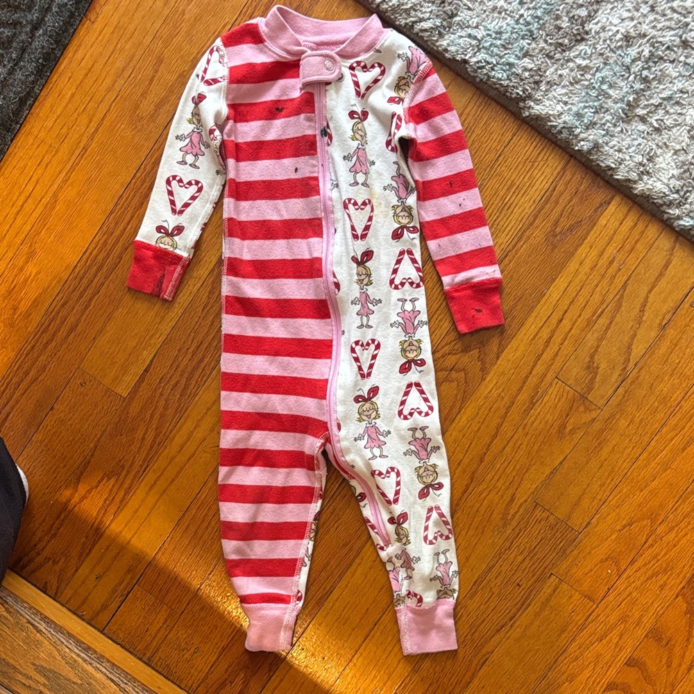 Hanna Andersson Grinch Cindy Lou Who pajamas
